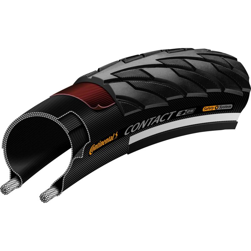 continental contact plus reflective 700c tyre