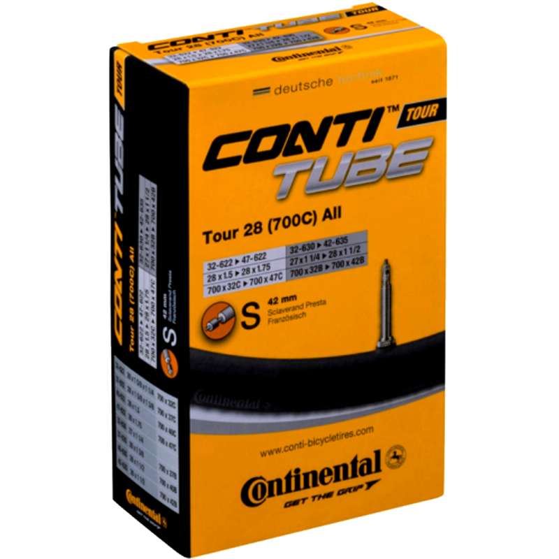 dueño Orientar Género Continental 700x28-47C Presta Tube 42mm Valve