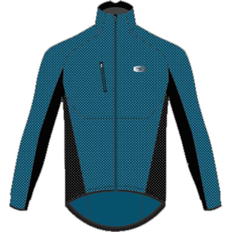 rough＆swell TRICOLOR RIB JACKET SAX　BLUE Sugoi RS Zap Jacket