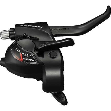 Shimano Tourney TX800 3×8 Speed Shifter Set Black