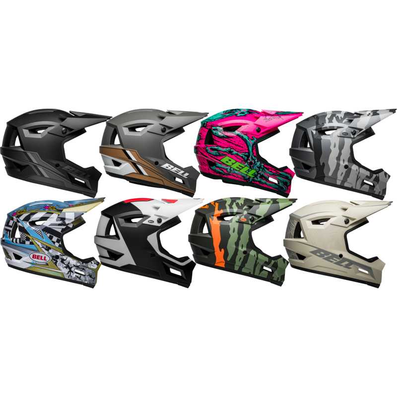 Bell Sanction 2 DLX MIPS Full Face Helmet - Ravine - Matt Dark Green-O
